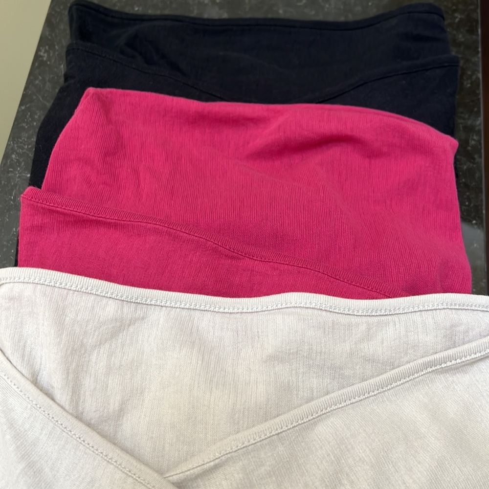 3 Lilla P wraparound sweaters